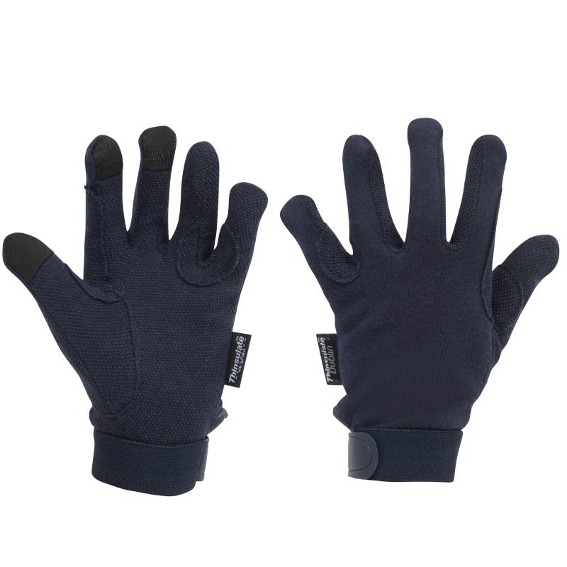 Dublin Thinsulate Winter Track Riding Gloves Navy-Pet n Pony-Dublin