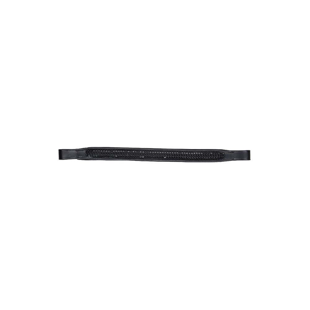 Collegiate Black Diamond Browband by Collegiate, black leather with stitched detailing.
