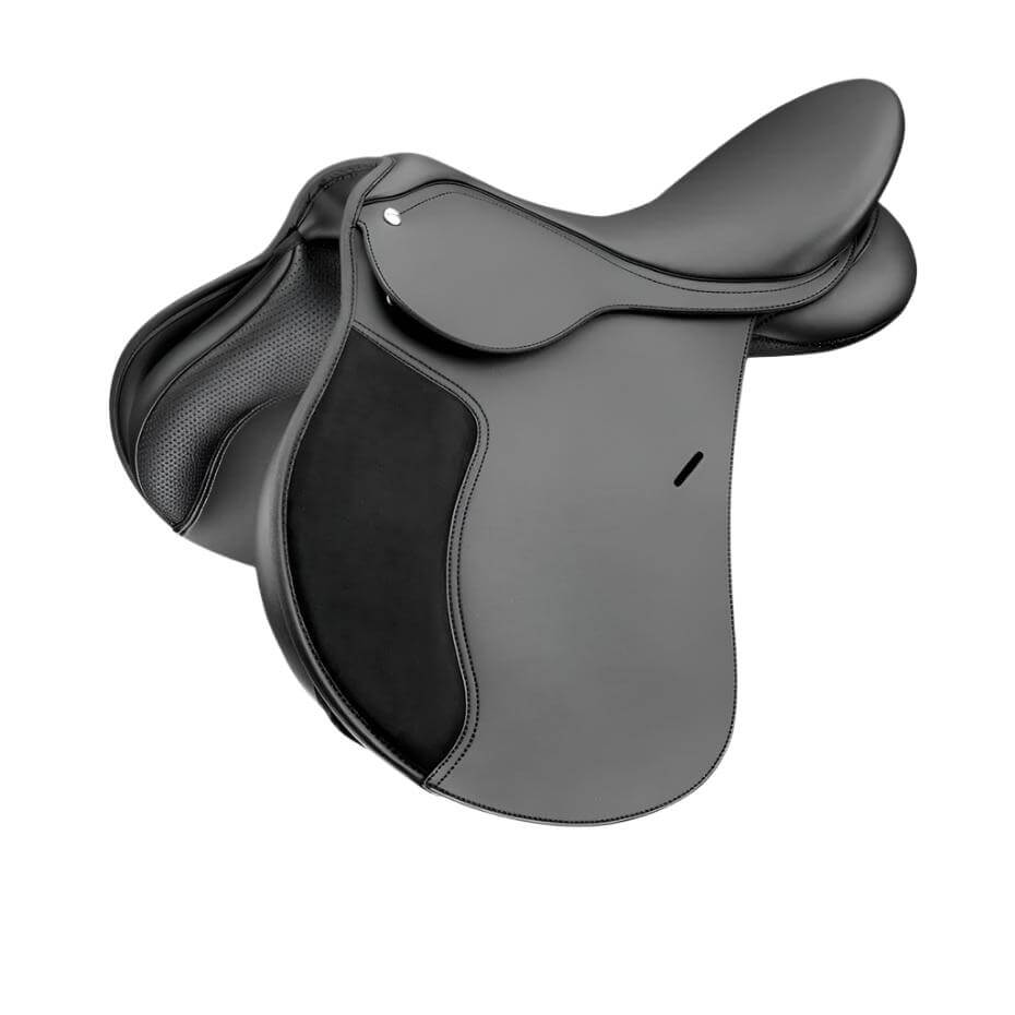 Wintec 250 All Purpose Flock Saddle in black with EASY-CHANGE Gullet System.