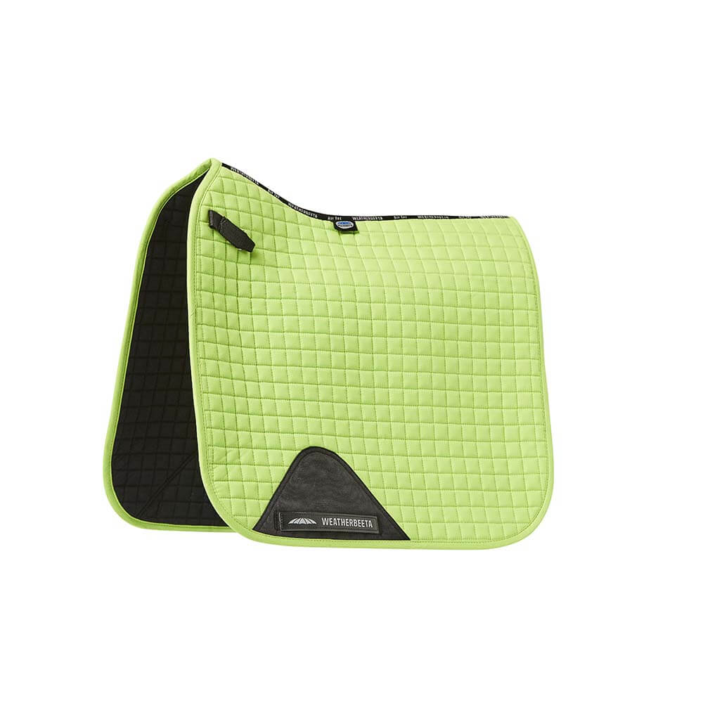 Weatherbeeta Prime Dressage Saddle Pad Lime Green