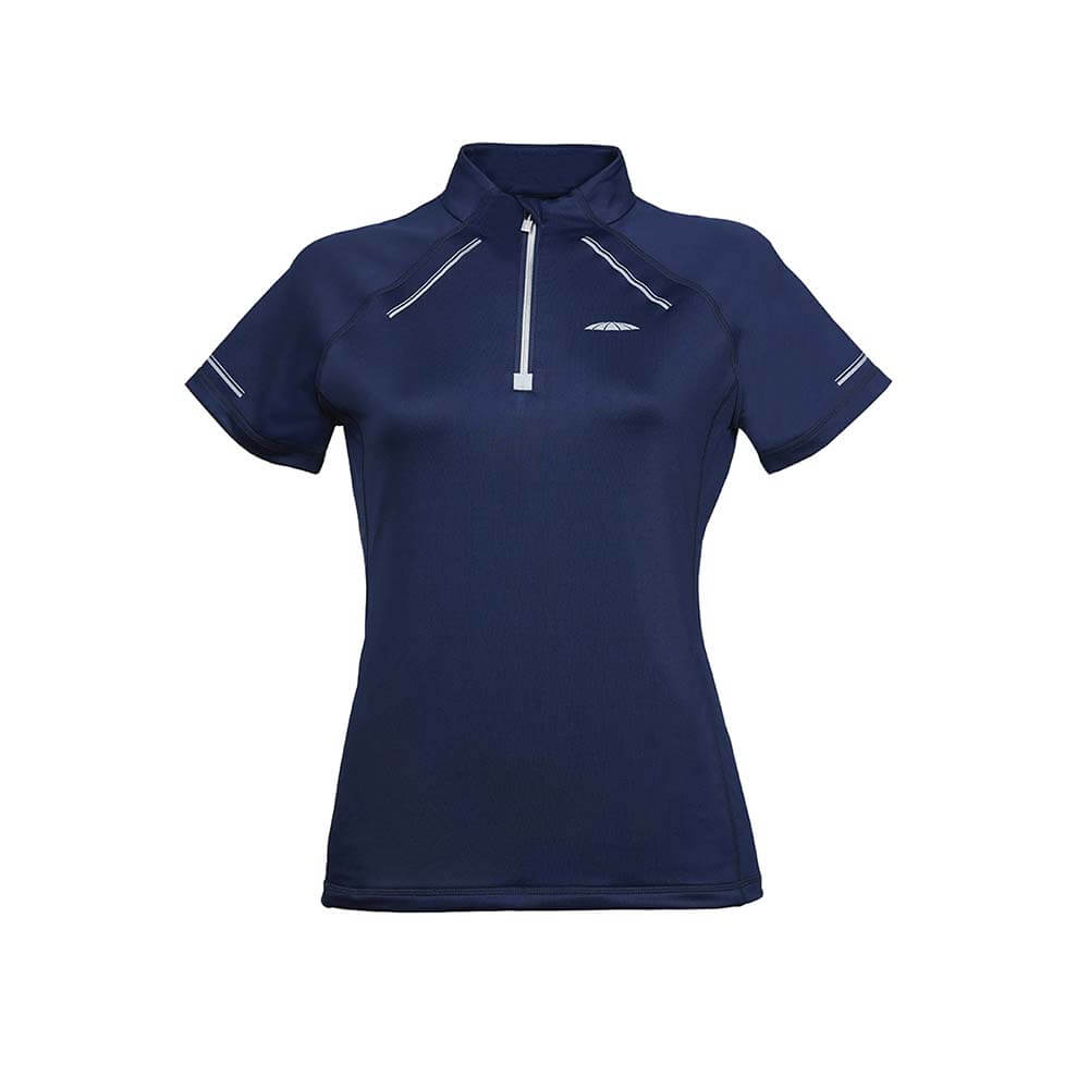 Weatherbeeta Victoria Premium Short Sleeve Top Navy-Pet n Pony-Weatherbeeta