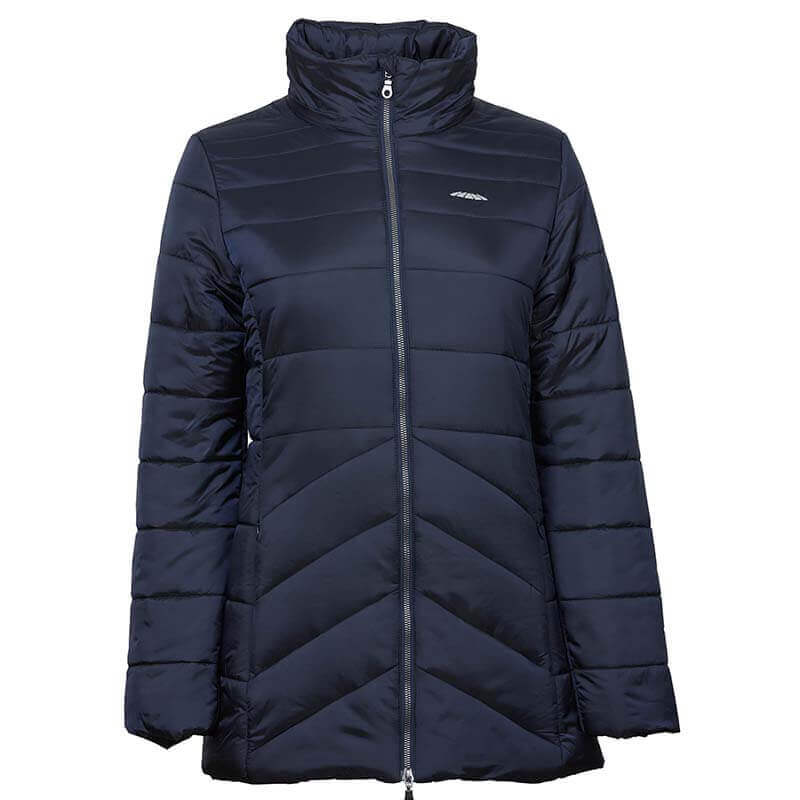 Weatherbeeta Harlow Puffer Jacket Ink: women's windproof puffer with zipper &amp; high collar.