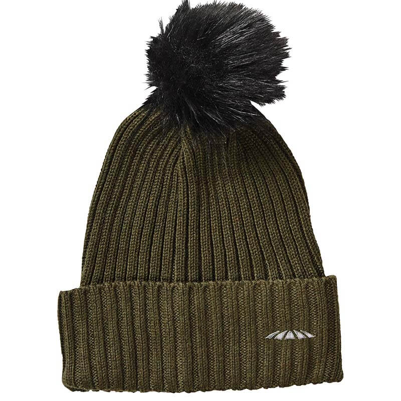 Weatherbeeta Knit Beanie Olive Adults One Size