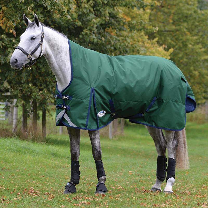 Weatherbeeta Comfitec Plus Dynamic Ii High Neck Medium/Lite Hunter/Navy-Pet n Pony-Weatherbeeta