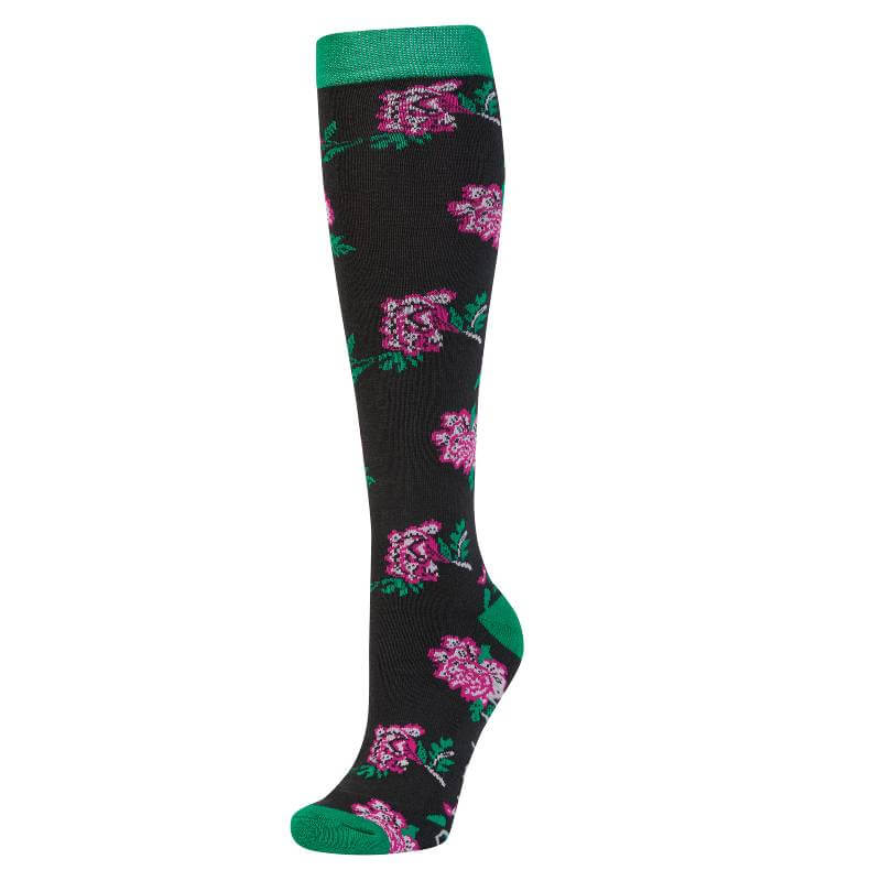 Dublin Single Pack Socks Emerald Flower Adults One Size