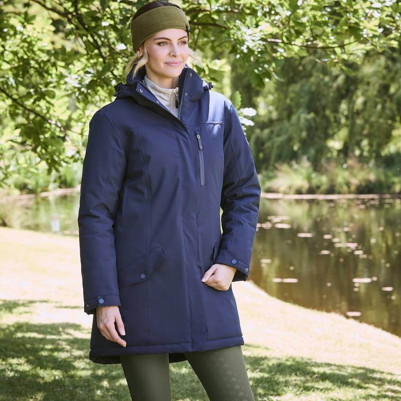 Weatherbeeta Kyla II Waterproof Jacket Navy Iris Ladies-Pet n Pony-Weatherbeeta