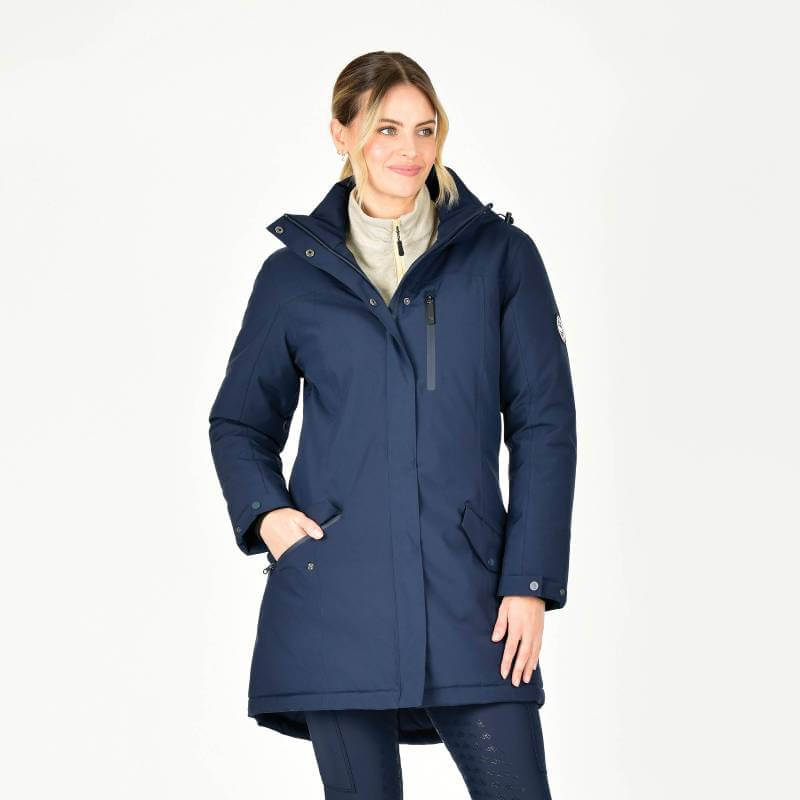 Weatherbeeta Kyla II Waterproof Jacket Navy Iris Ladies-Pet n Pony-Weatherbeeta