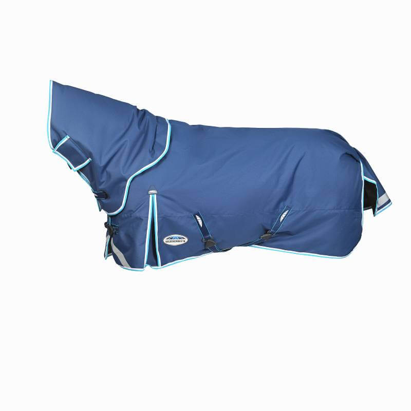 Weatherbeeta Comfitec Ultra Hardi Detach-A-Neck Medium Blue/Bright Blue/White-Pet n Pony-Weatherbeeta