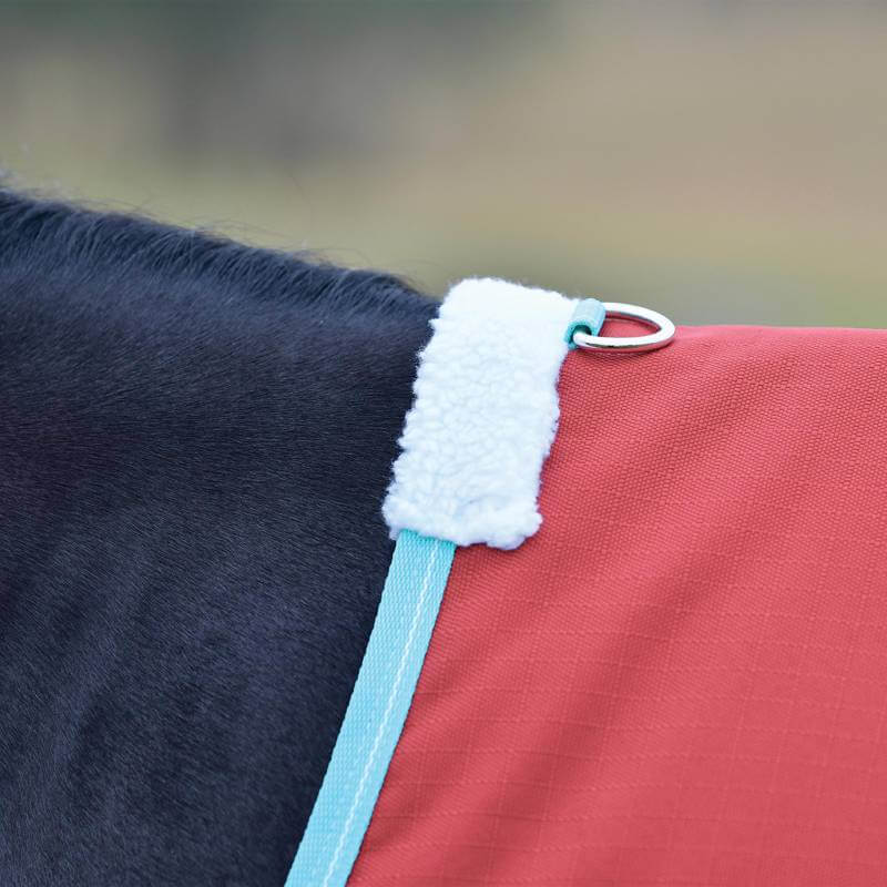 Close-up of a horse’s back in a Weatherbeeta Comfitec Essential Standard Neck Lite Plus blanket.