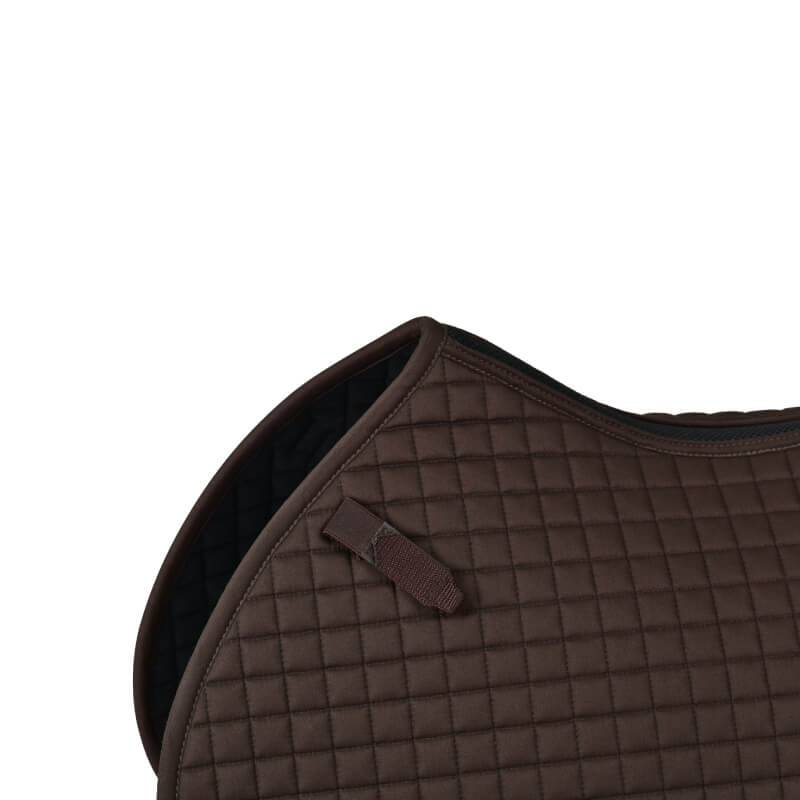 Weatherbeeta Prime Air-Tec Jump Pad: breathable, quilted, high wither, strap, chocolate.