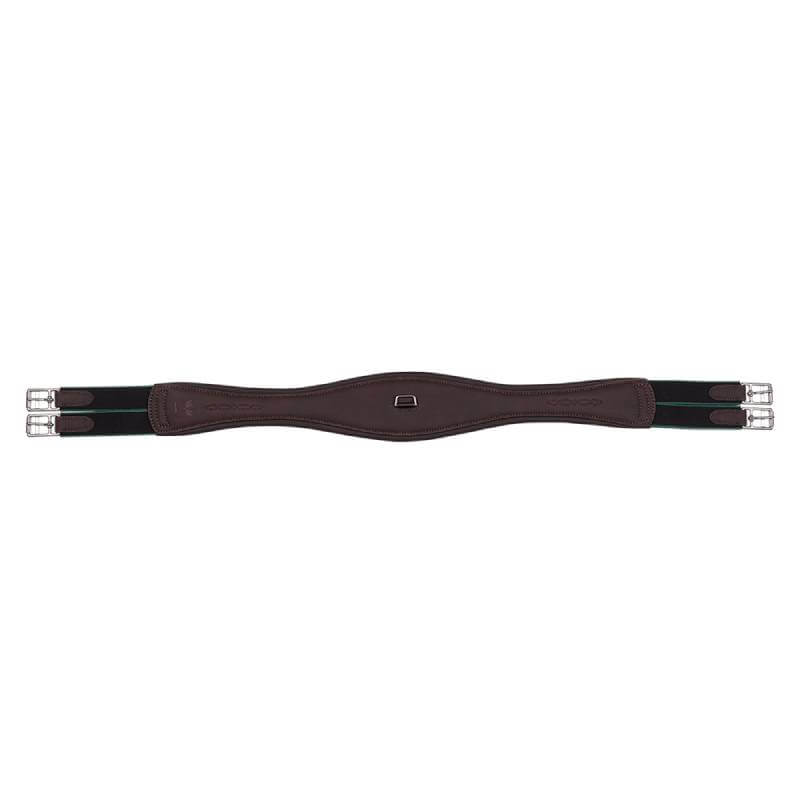 Arena Classic Girth Brown by Arena, 120 cm, with elastic ends and silver buckles.