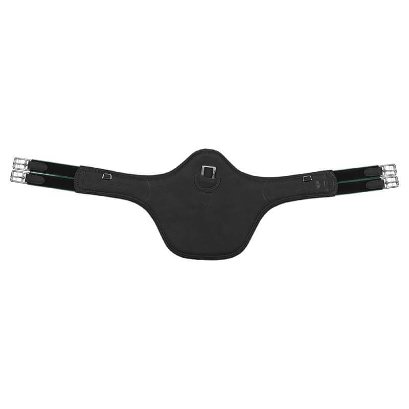 Arena Stud Girth Black by Arena, with silver buckles for saddle stability.