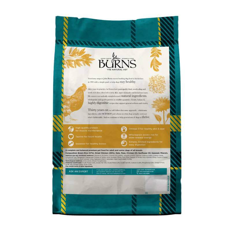 Burns Adult Original Chicken &amp; Brown Rice