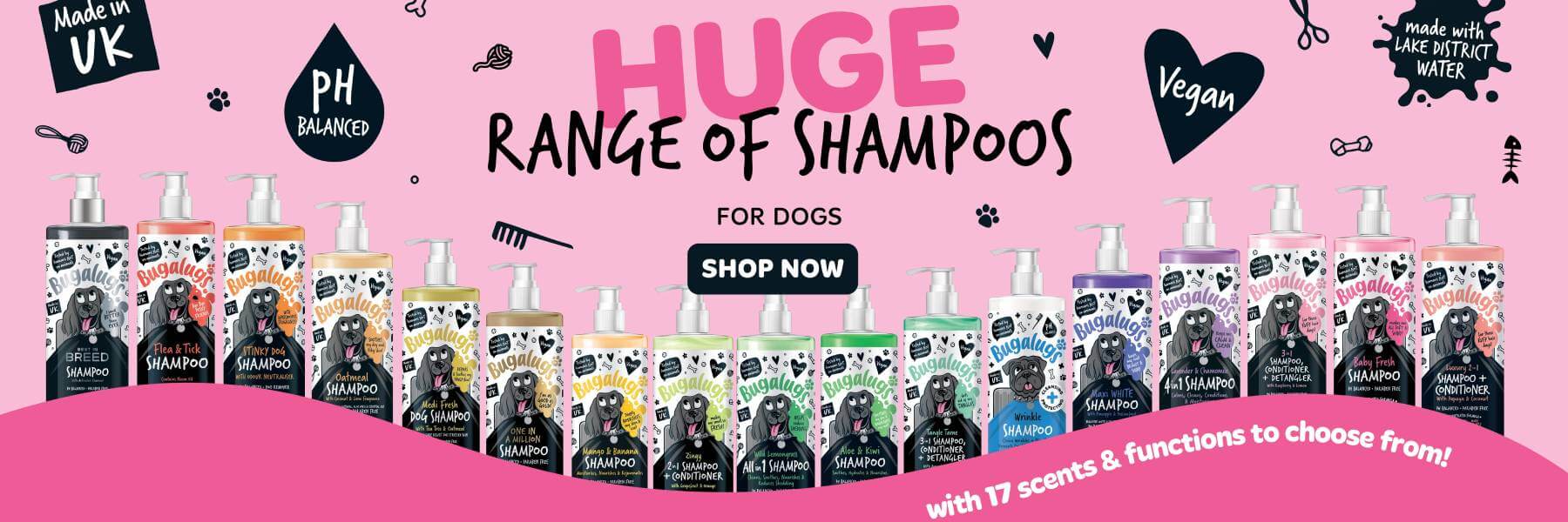 Bugalugs shampoo range at PetnPony