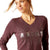 Ariat Womens Glitz LS T-Shirt Huckleberry