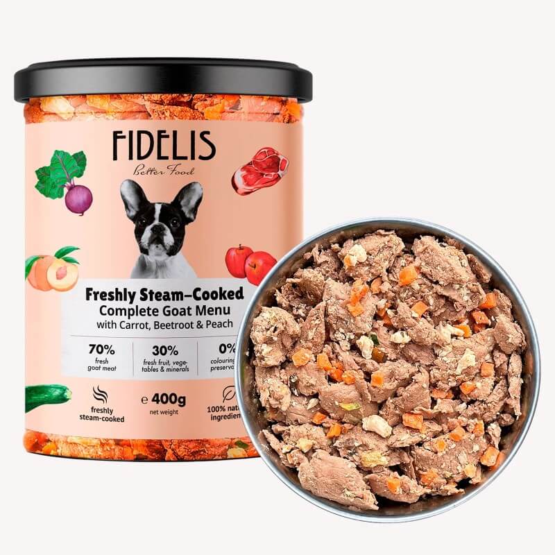 Fidelis Fresh Menu - Goat with Carrot, Beetroot &amp; Peach 6x400g