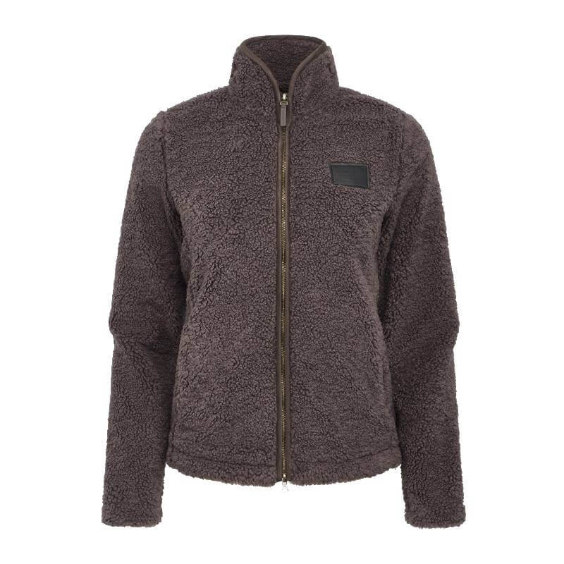 LeMieux Heritage Borg Zip Through Jacket Cocoa