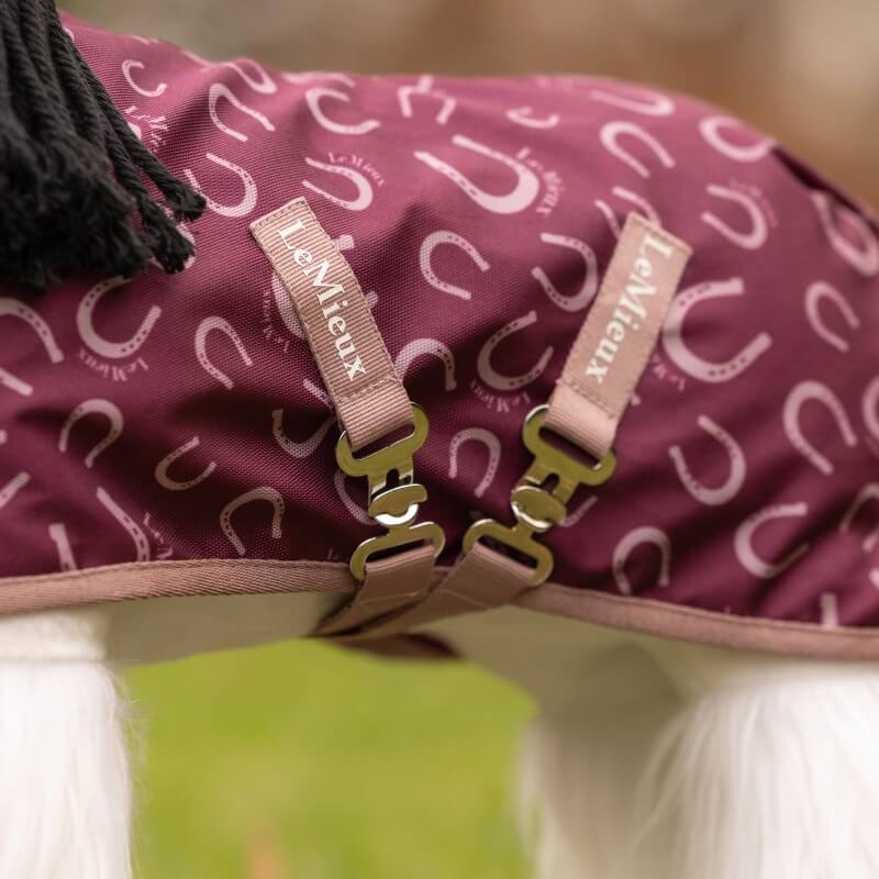 LeMieux Toy Pony Printed Ripstop Rug Blackberry