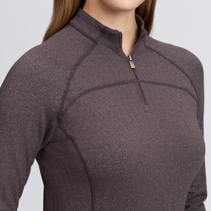 LeMieux Heritage Herringbone Base Layer Cocoa