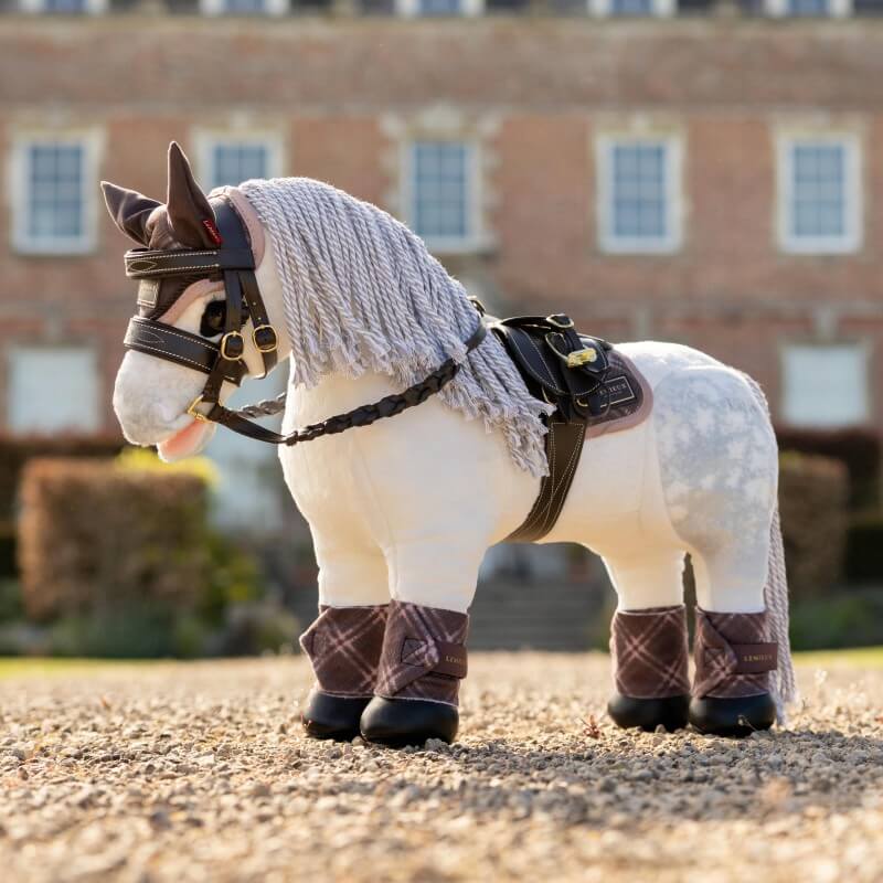 LeMieux Toy Pony Heritage Fly Hood Cocoa