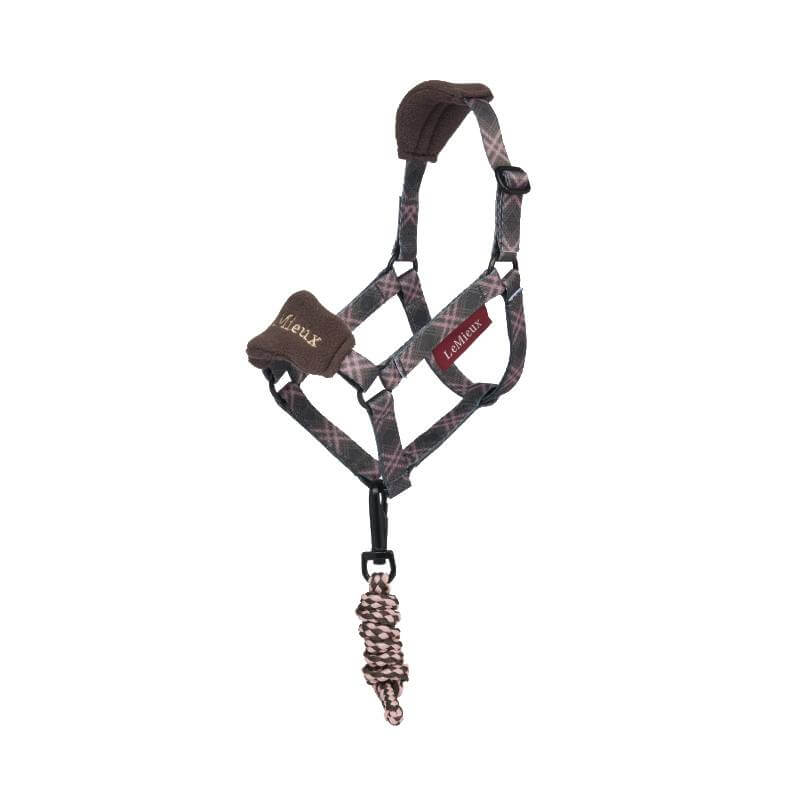 LeMieux Hobby Horse Heritage Vogue Headcollar &amp; Leadrope Cocoa