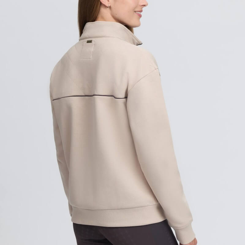 LeMieux Heritage Quarter Zip Sweat Stone