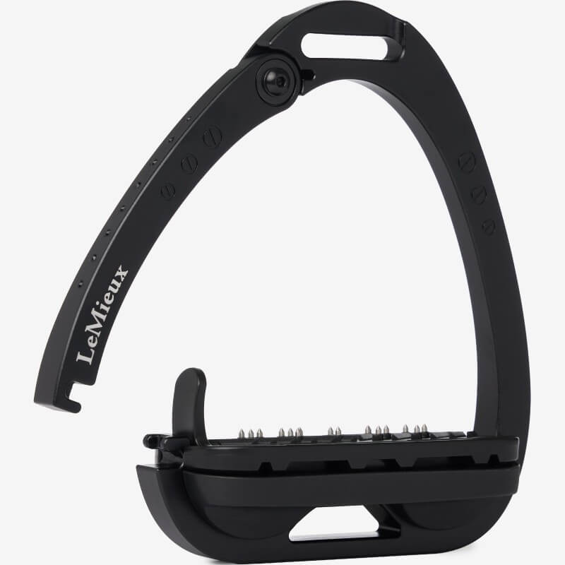 LeMieux Brilliance Vector Balance Stirrup Black