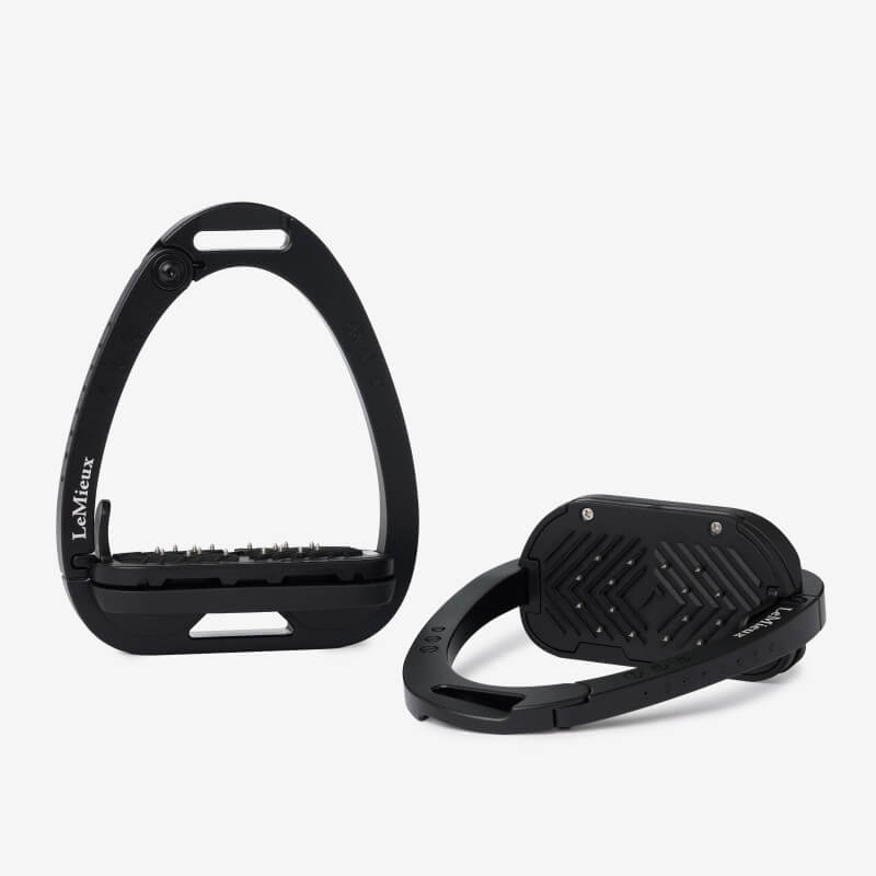 LeMieux Brilliance Vector Balance Stirrup Black