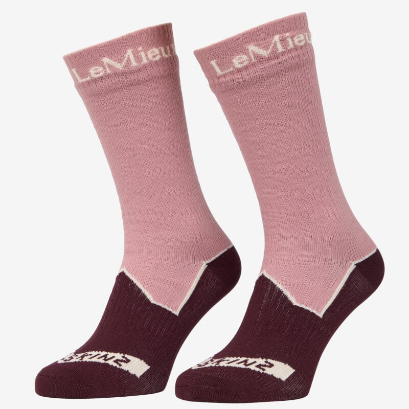 LeMieux x Sealskinz Waterproof Socks Dusty Pink