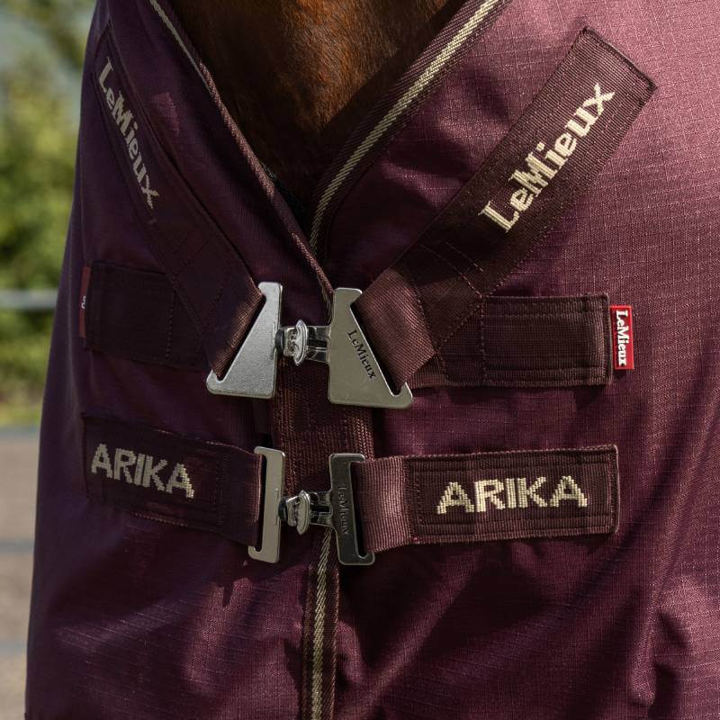 Lemieux Arika Ripstop 200G Detachable Neck Turnout Rug Bramble