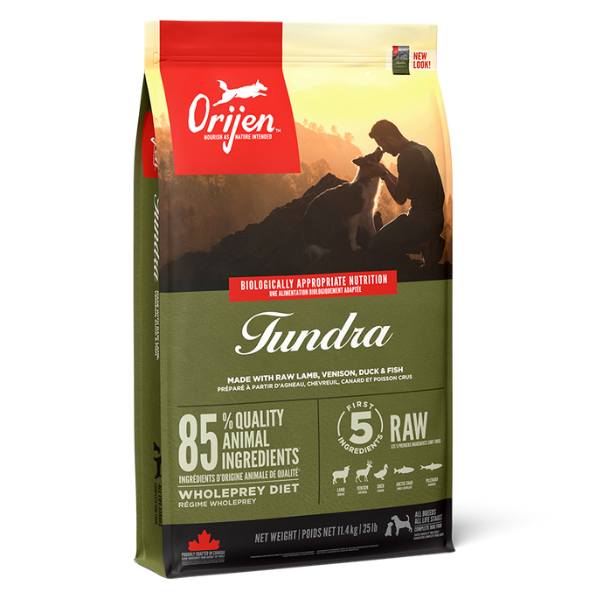Orijen Tundra Adult Grain-Free Dry Dog Food with Lamb, Venison & Duck, from Orijen.