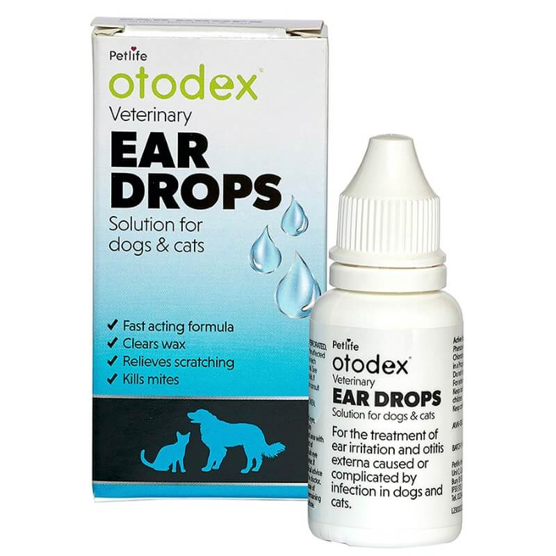 Petlife Otodex Veterinary Eardrops 14ml Dogs and Cats