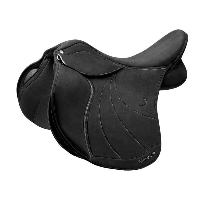 WintecLite WIDE All Purpose D&#39;Lux Saddle Black Hart