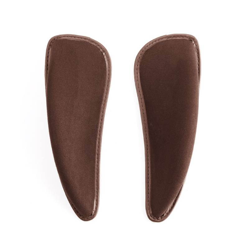 Two brown Wintec Flexibloc Pair All Purpose Standard pads are side by side on a white background.