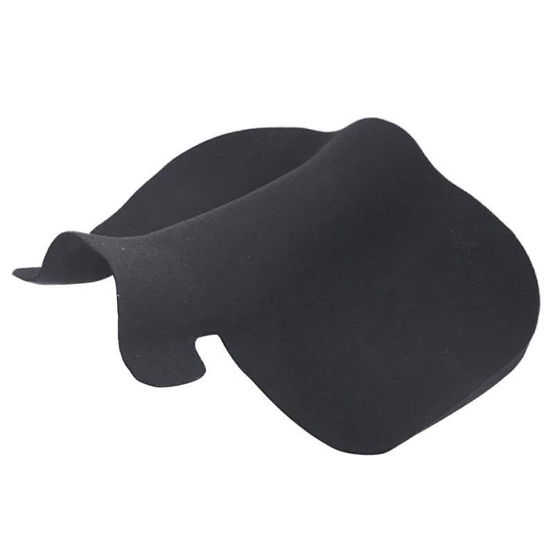 Wintec Half Riser Comfort Pad Rear Black for improved saddle clearance, shown on white background.