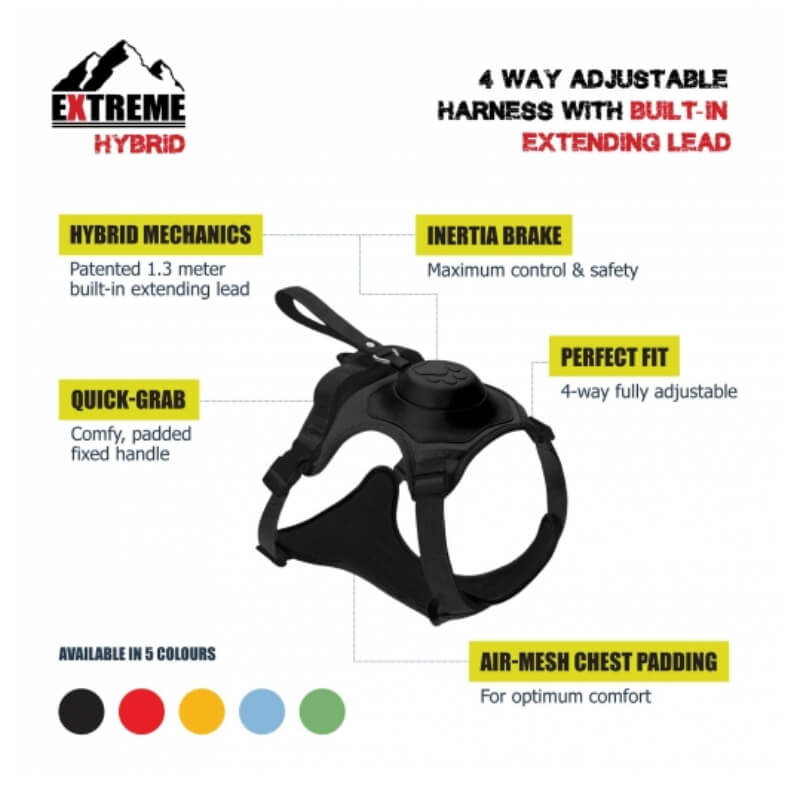 Ancol Extreme Hybrid Harness Field Green-Pet n Pony-Ancol