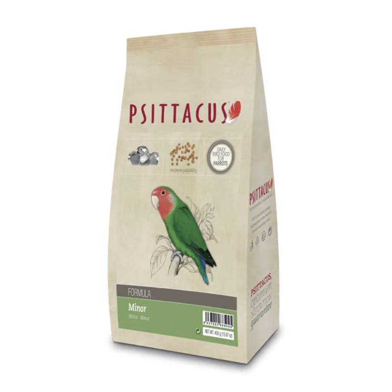 Psittacus Minor by Psittacus: complete maintenance formula for small parrots.
