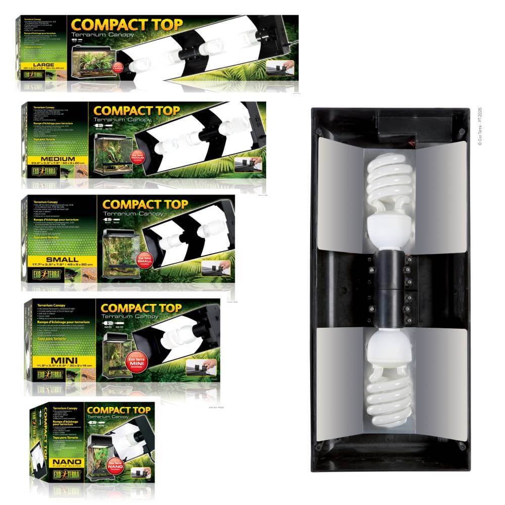 Exo Terra Compact Top Fluorescent Canopie