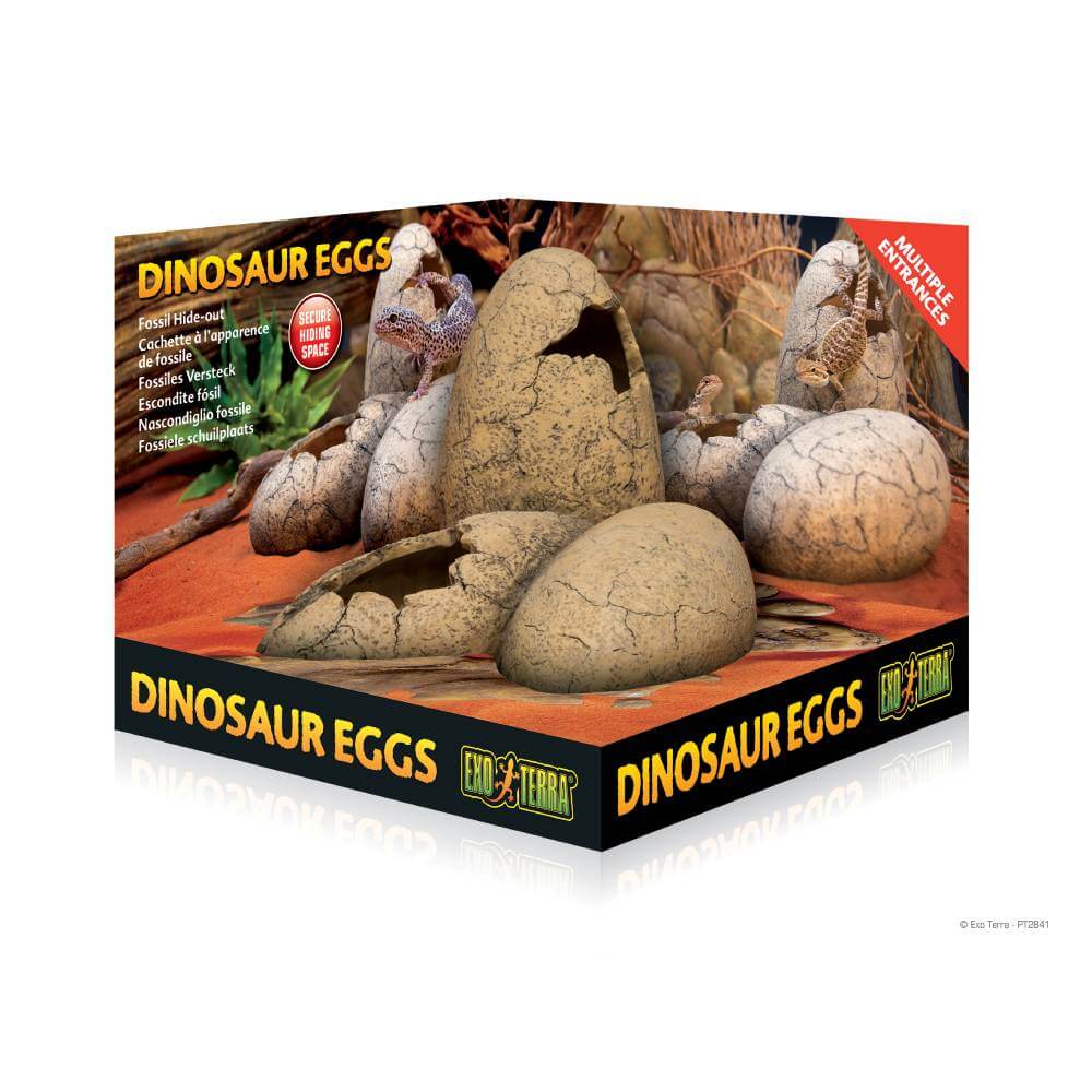 Exo Terra T Dinosaur Eggs Fossil Hide Out-Pet n Pony-Exo Terra