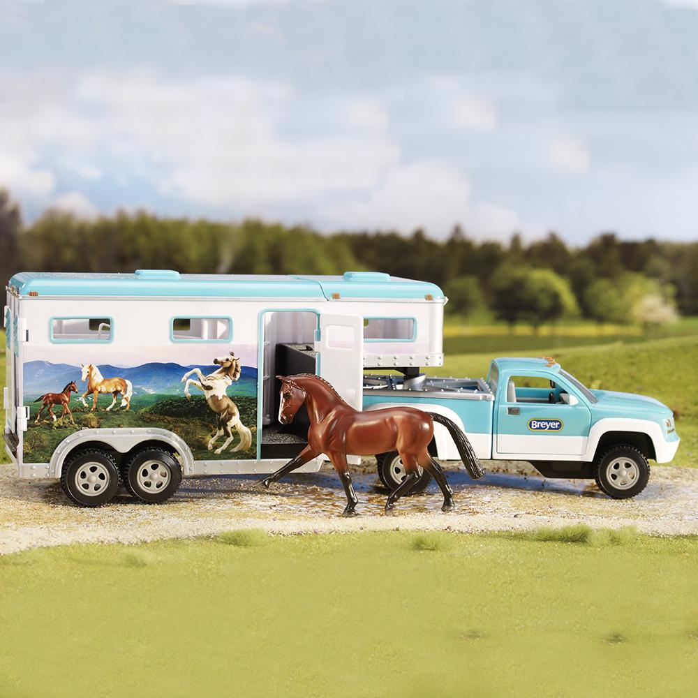 Breyer stablemates truck and cheap gooseneck trailer