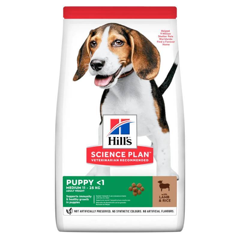 Hills Science Plan Medium Puppy Lamb &amp; Rice