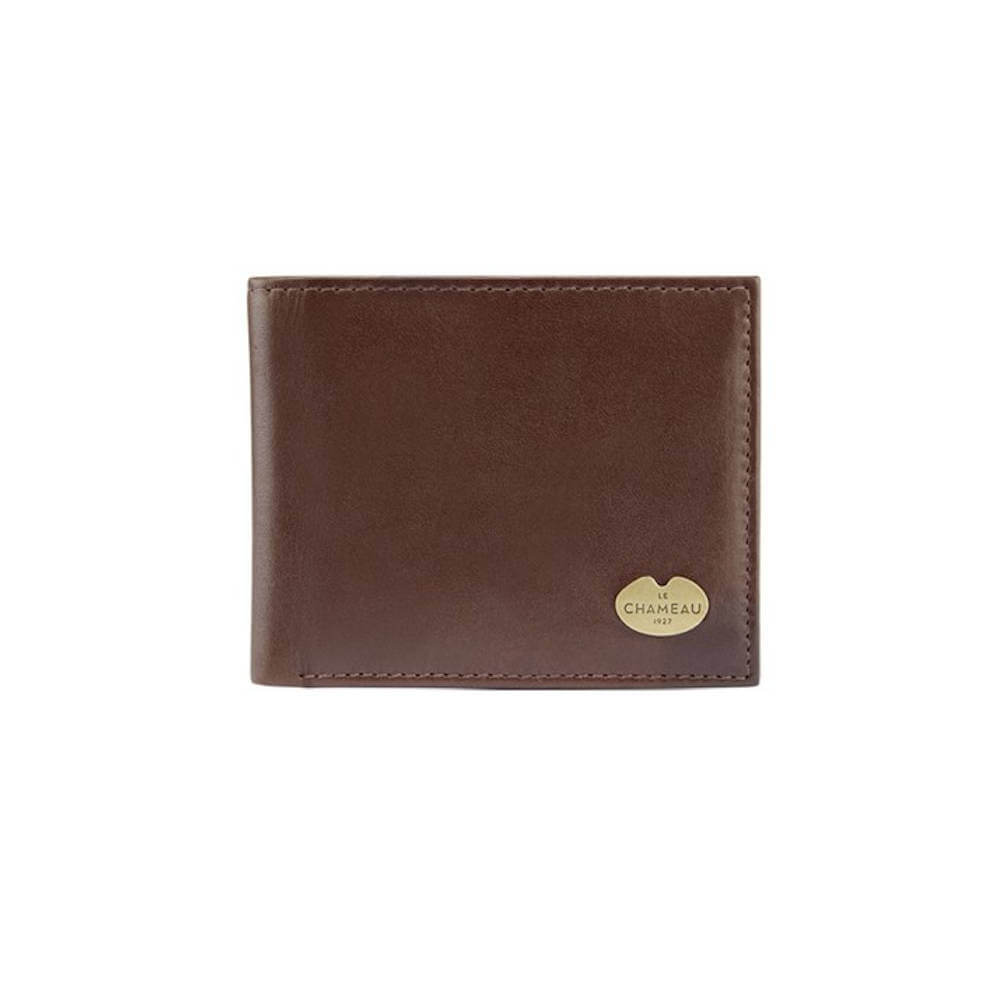 Le Chameau Bifold Wallet Marron Fonce