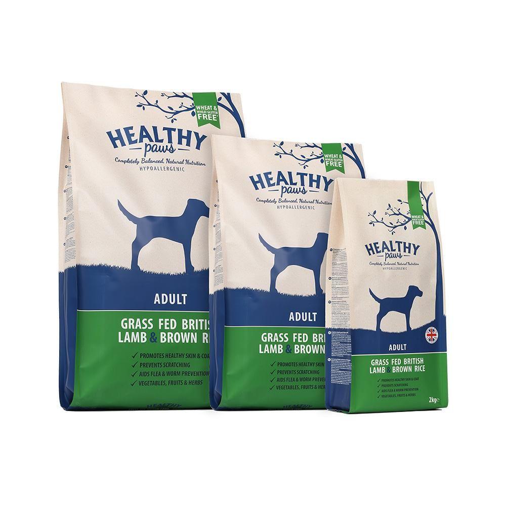 Healthy Paws Lamb &amp; Brown Rice Adult Dry Food