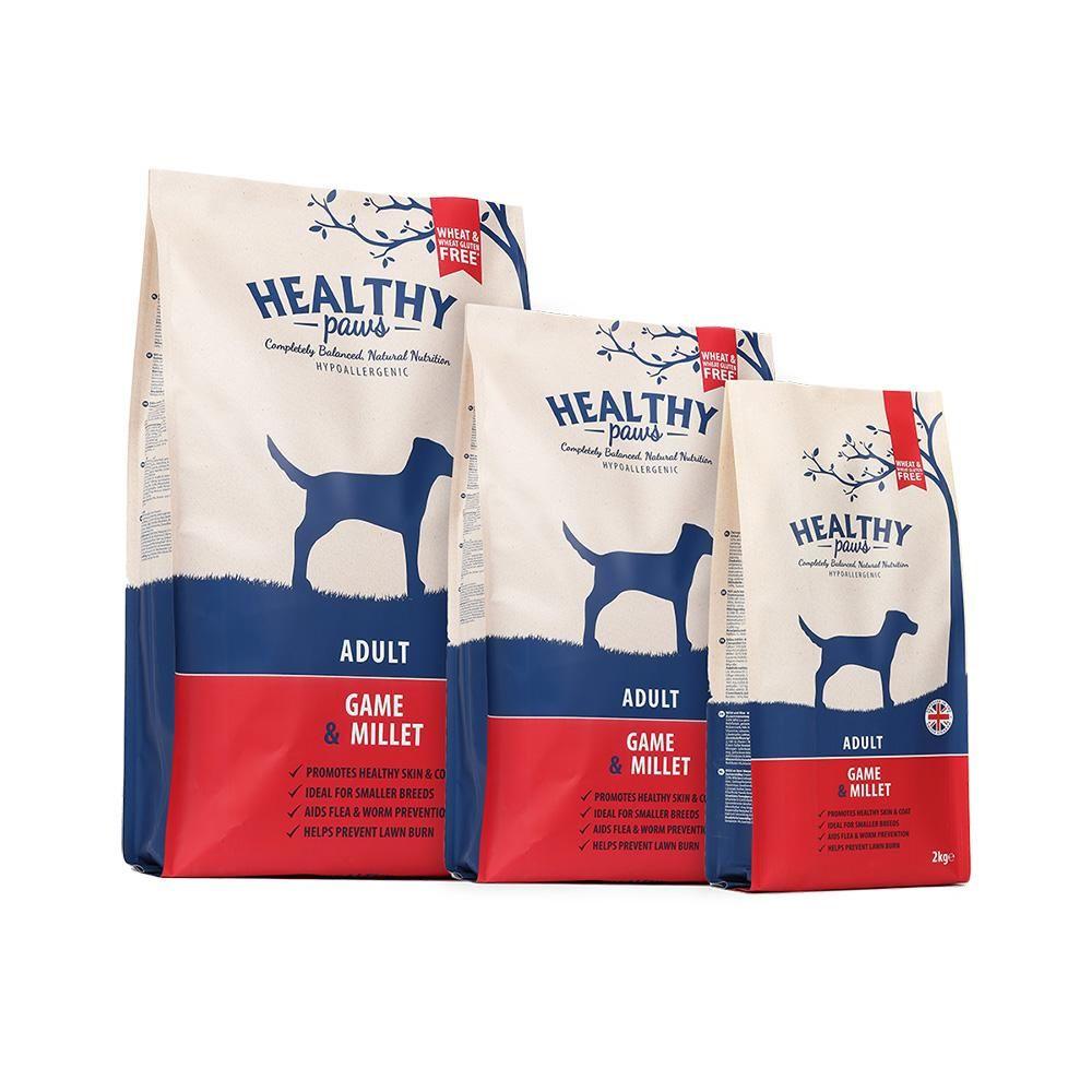 Healthy Paws Game &amp; Millet Adult Dry Food