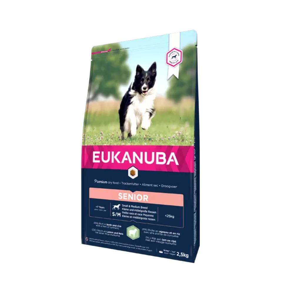 Eukanuba Senior Small/Medium Breed Lamb &amp; Rice