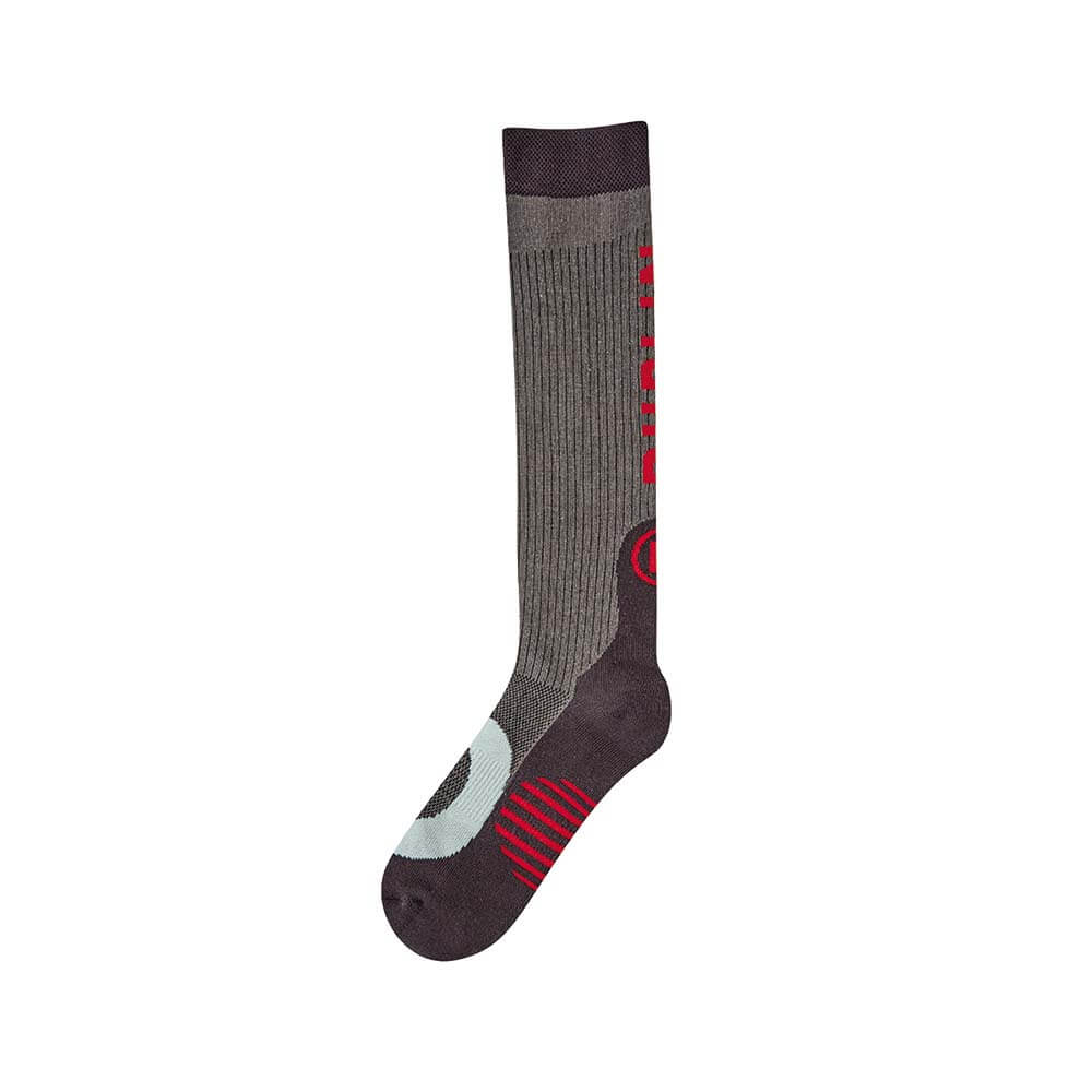 Dublin Technical Ribbed Socks Charcoal Melange